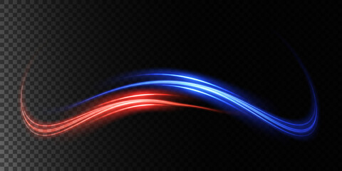 Abstract beautiful light background. Magic sparks on a dark background. Mystical speed stripes, glitter effect. Shine of cosmic rays. Neon lines of speed and fast wind. Glow effect, powerful energy