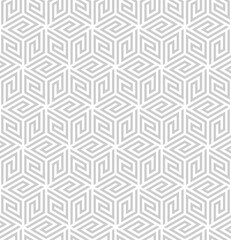 Vector seamless texture. Modern geometric background . Grid with hexagonal tiles. 
