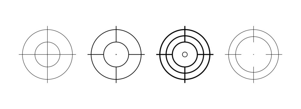 Vector Crosshair Symbol Set