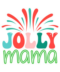 Retro Christmas SVG Design