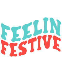 Retro Christmas SVG Design