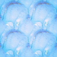 Indigo Alcohol Ink Abstract. Green Seamless Vintage. Aqua Alcohol Ink. Marble Swirl Design. White Oil Painting Colours. Turquoise Oily Pattern.