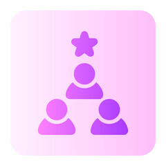 candidate gradient icon