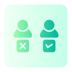 choice gradient icon