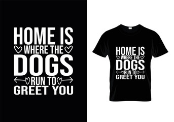 Dogs typography t-shirt design vector, dog lover quotes t-shirt design.