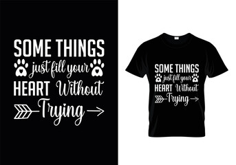 The best therapist has fur and four legs t shirt design. Dog retro t-shirt design for dog lovers. Animal lover t-shirt design