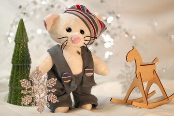 christmas teddy bear