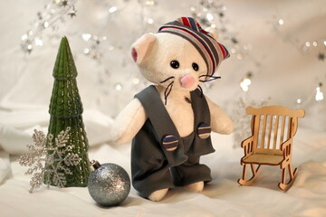 child playing with toys