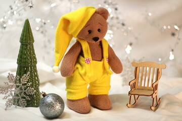 christmas teddy bear