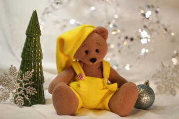 christmas teddy bear