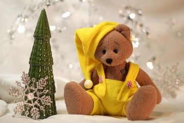 christmas teddy bear