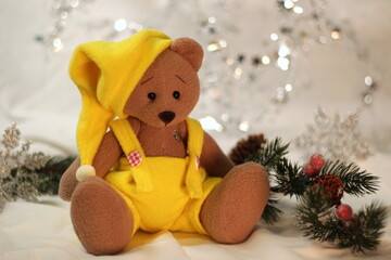 christmas teddy bear