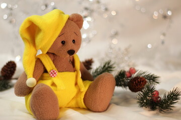 christmas teddy bear