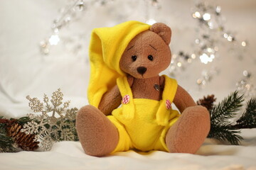christmas teddy bear