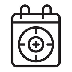 calendar line icon