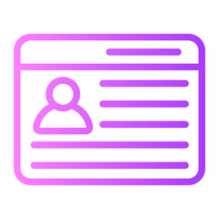 profile gradient icon