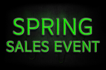 Spring Sales Event - Neon Sign Advertising