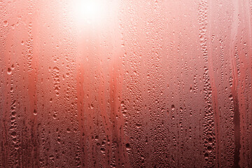 misted glass is used as background