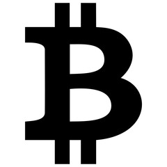 BTC, Bitcoin Sign Vector Clipart