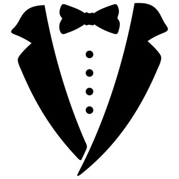 tuxedo jacket clipart