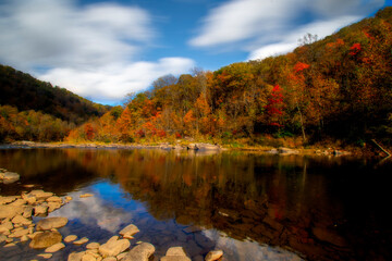 Calm Chear River flowing