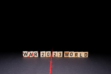 red line between war and peace