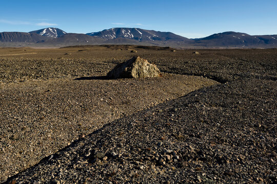 Generic landscape scenes of Vandredalen - The main valley that runs into lake Centrum S�� and beyond. All five of these photographs were taken from inside the area the team had named 'Mars'
