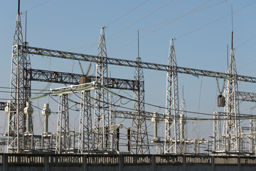 Electric stations and substations of Moldova. Electrical networks of the USSR.