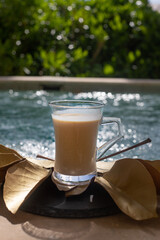 CHRISTMAS PUNCH ON THE SHORES OF A JACUZZI AT TROPICAL CHRISTMAS