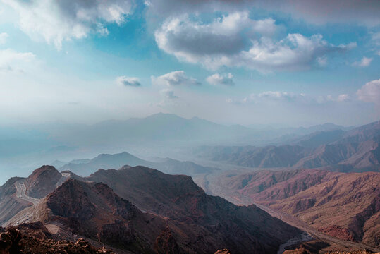 The beautiful landscape of Taif city of Saudi Arabia
