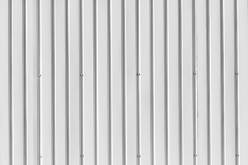 White painted metal fence surface wall texture background