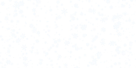 Snow background, a scattering of white snowflakes on a transparent background. PNG