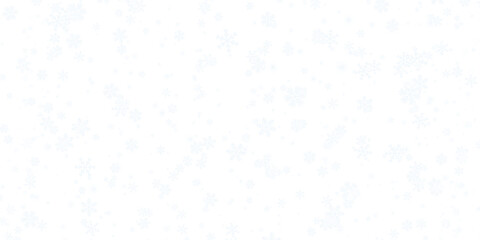 Snow background, a scattering of white snowflakes on a transparent background. PNG