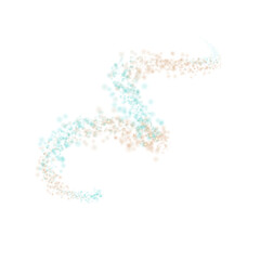 Multicolored glittering drops, stars on a transparent background. A scattering of festive colored lights, glittering confetti. Bokeh effect. png