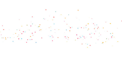 Multicolored glowing drops, stars on a transparent background. A scattering of festive colored lights, glittering confetti. PNG