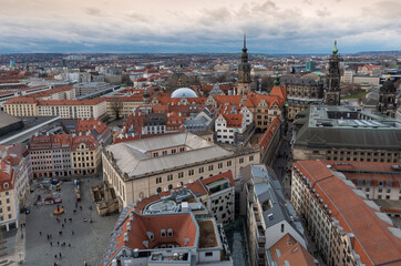 Fototapeta premium Downtown Dresden square in Germany
