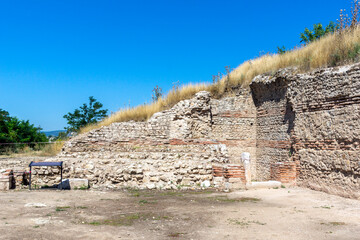 Ruins of ancient Macedonia polis Heraclea Sintica, Bulgaria