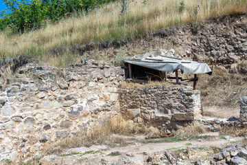 Ruins of ancient Macedonia polis Heraclea Sintica, Bulgaria