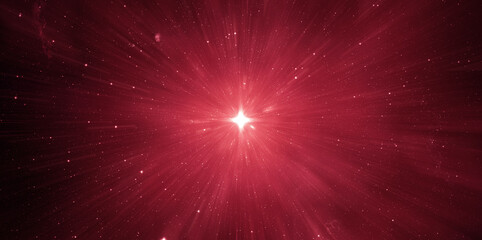 Fototapeta premium Star Trek. Space travel at the speed of light. Abstract background. Elements of this image furnished by NASA.
