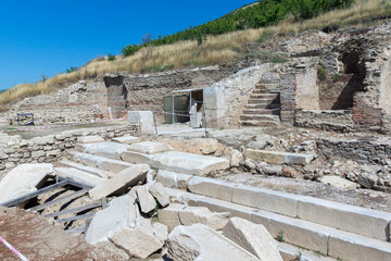 Ruins of ancient Macedonia polis Heraclea Sintica, Bulgaria
