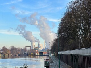 Rhein Herne Kanal mit CEAG Kraftwerk