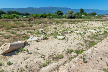 Ruins of ancient Macedonia polis Heraclea Sintica, Bulgaria