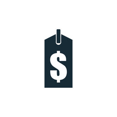 Hang Tag Price Icon Design Template Elements