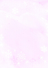 淡い雪模様のシンプル背景