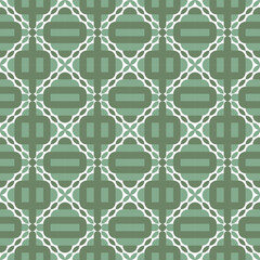 Fototapeta premium seamless green damask pattern with intresting shapes