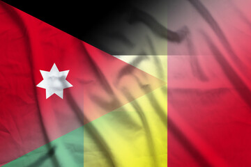 Jordan and Mali official flag transborder relations MLI JOR