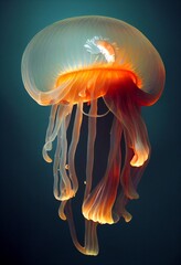 jellyfish in aquarium - obrazy, fototapety, plakaty