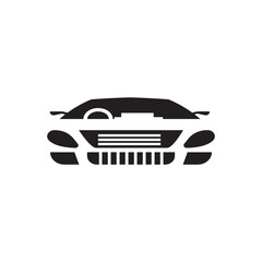 car icon logo vector abstract illustration design