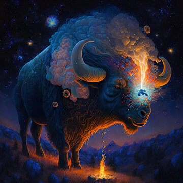 Shaman bufalo cielo
