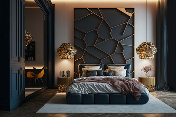 Modern bedroom concept